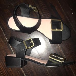 Black Topshop low sandals